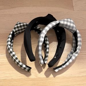 3 lele sadoughi headbands bundle BNWOT
